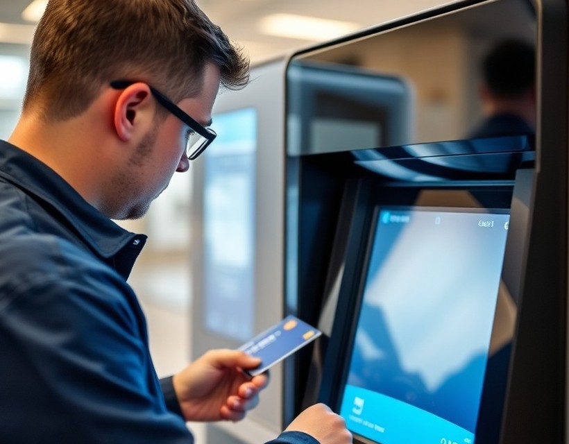 Security audit carried out on a self-service machine
